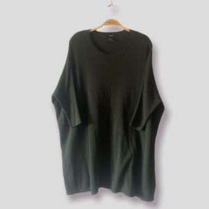 Olive Green Tunic Sweater